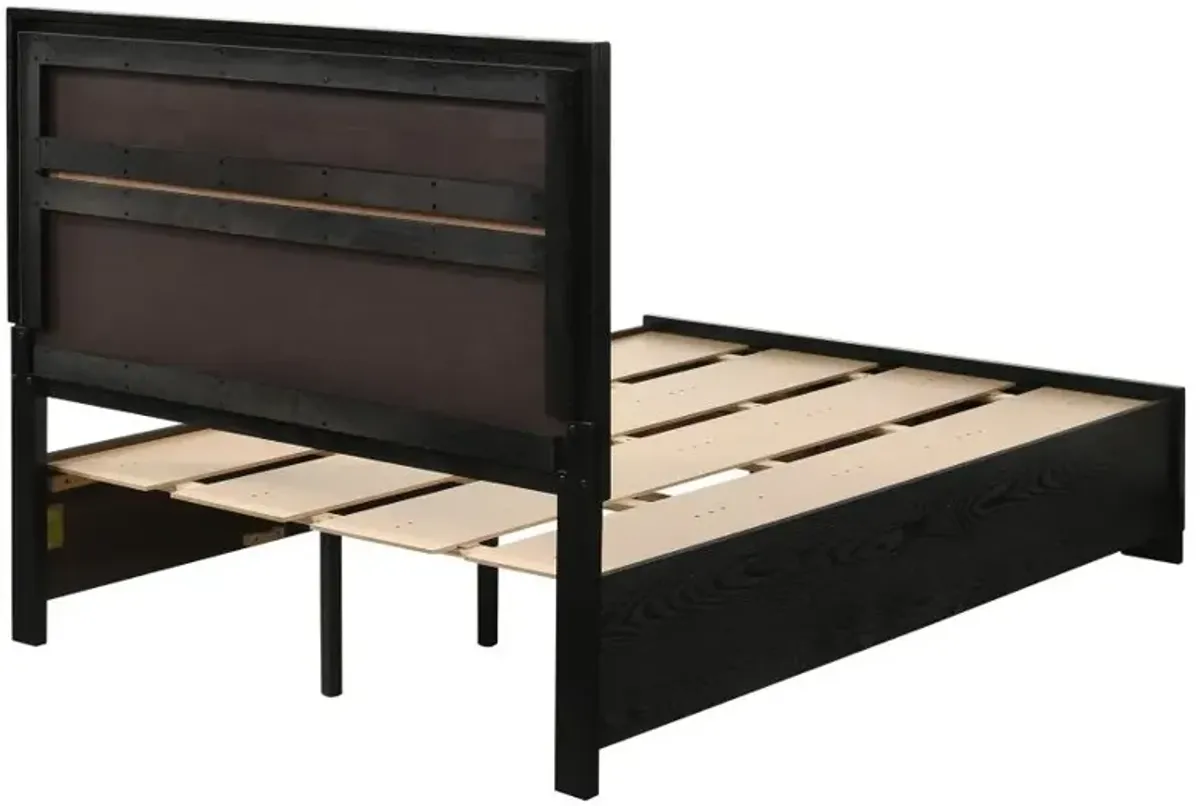 Miranda Full Storage Bed Black