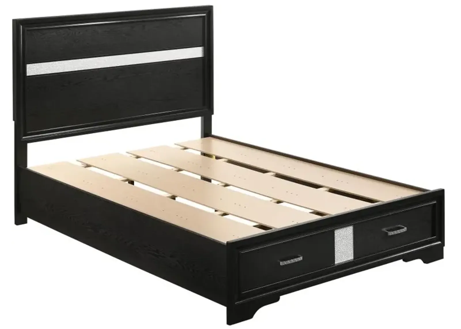 Miranda Full Storage Bed Black