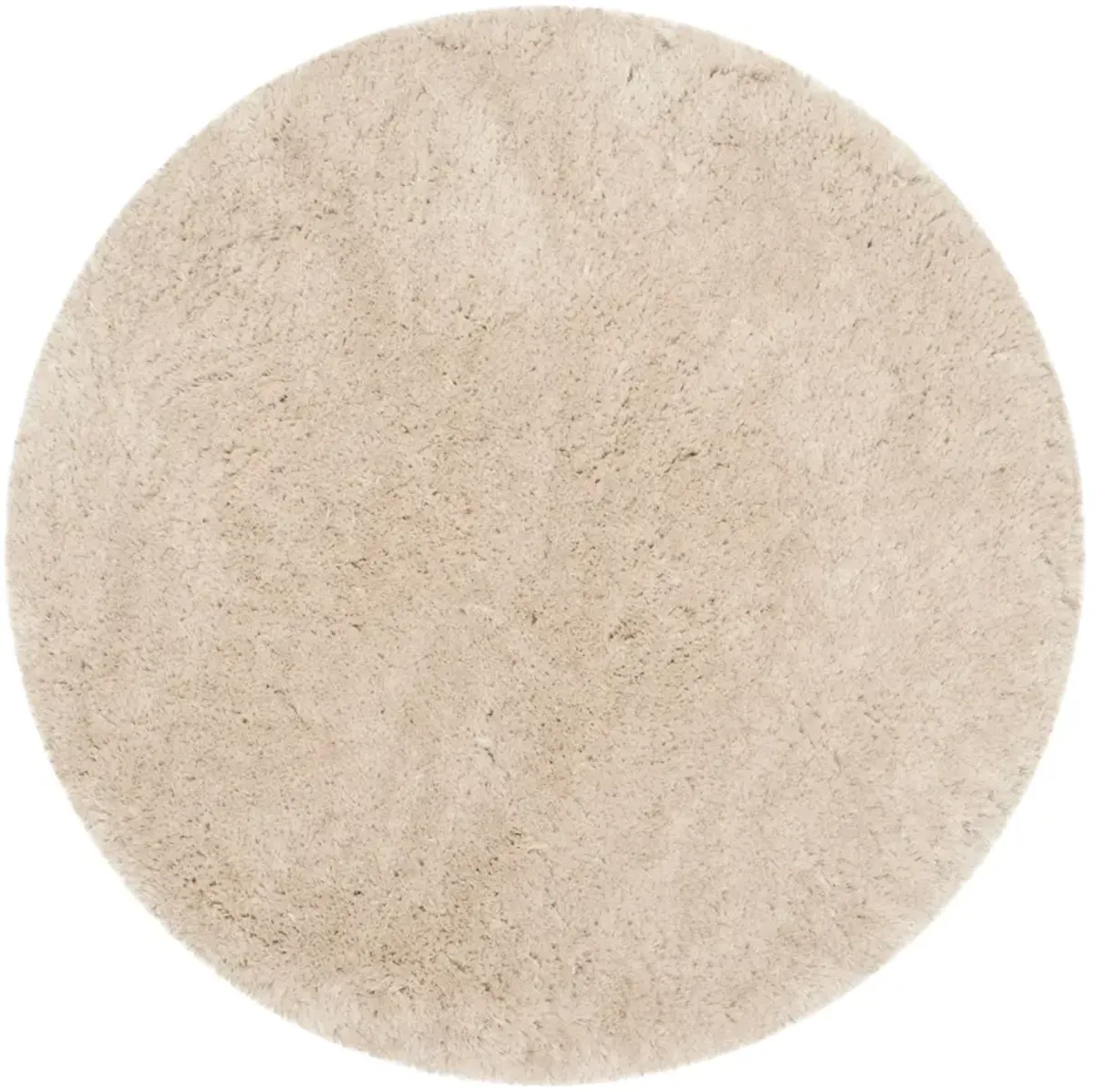 ARCTIC SHAG Beige 5' X 5' Round Round Rug