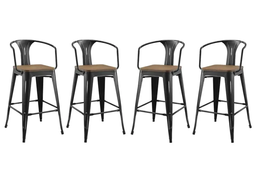 Promenade Bar Stool Set of 4