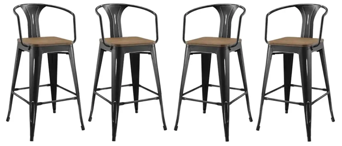 Promenade Bar Stool Set of 4