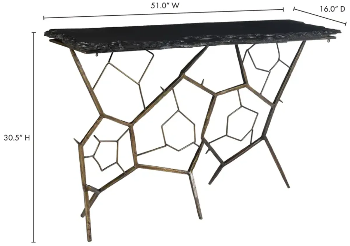 NATE SLATE CONSOLE TABLE