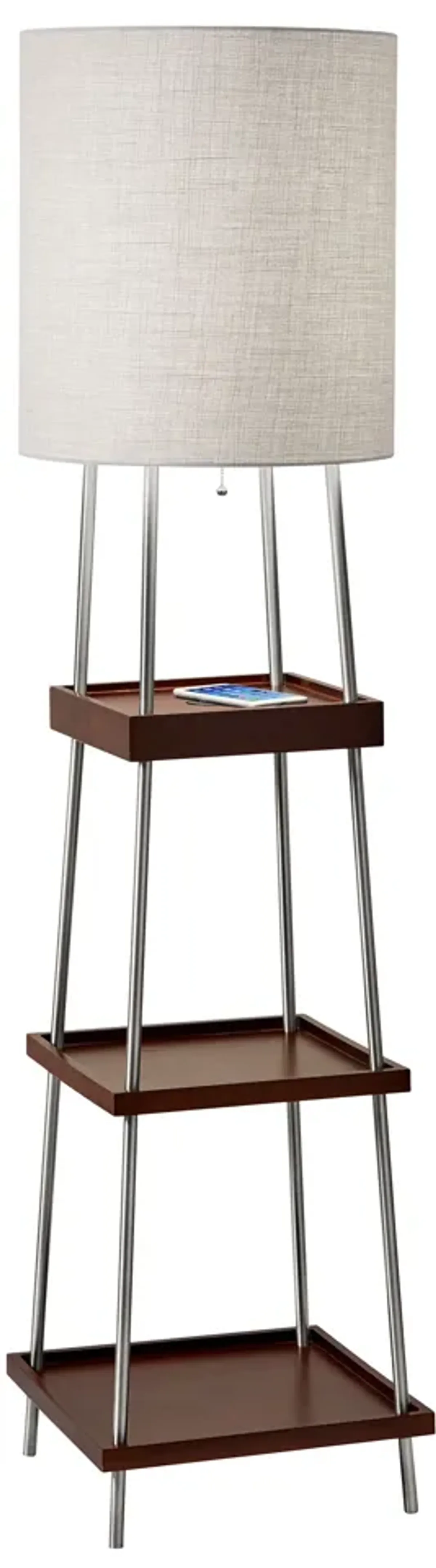 Brennan Adessocharge Shelf Floor Lamp