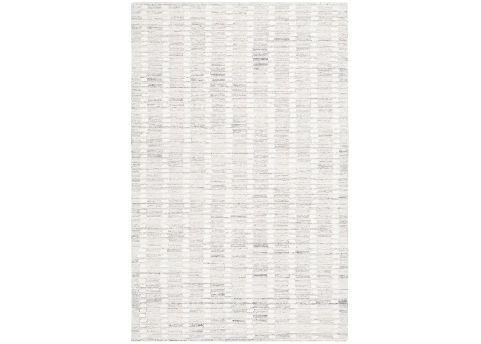 ABSTRACT 498 SILVER  5' x 8' Medium Rectangle Rug