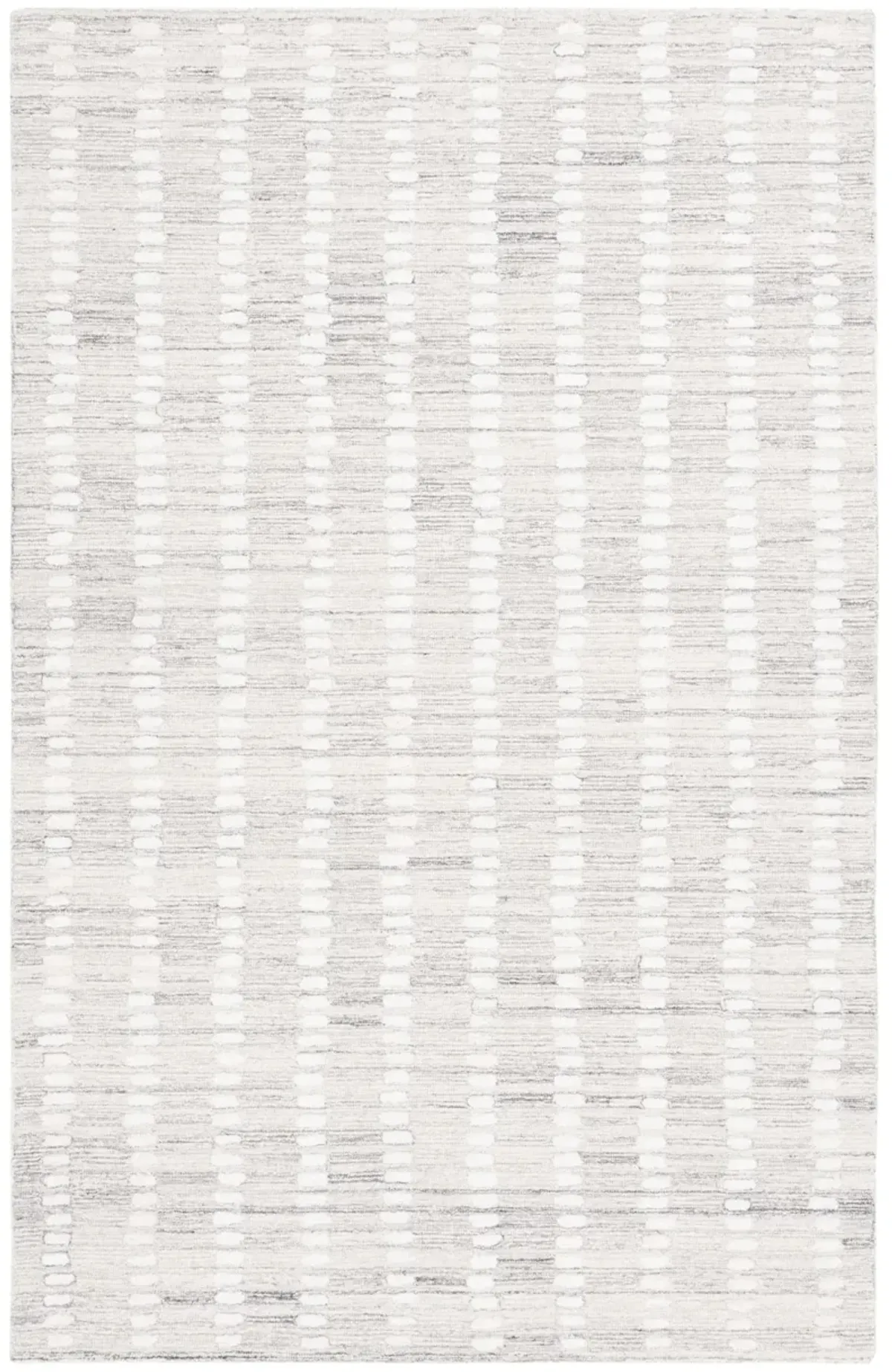 ABSTRACT 498 SILVER  5' x 8' Medium Rectangle Rug