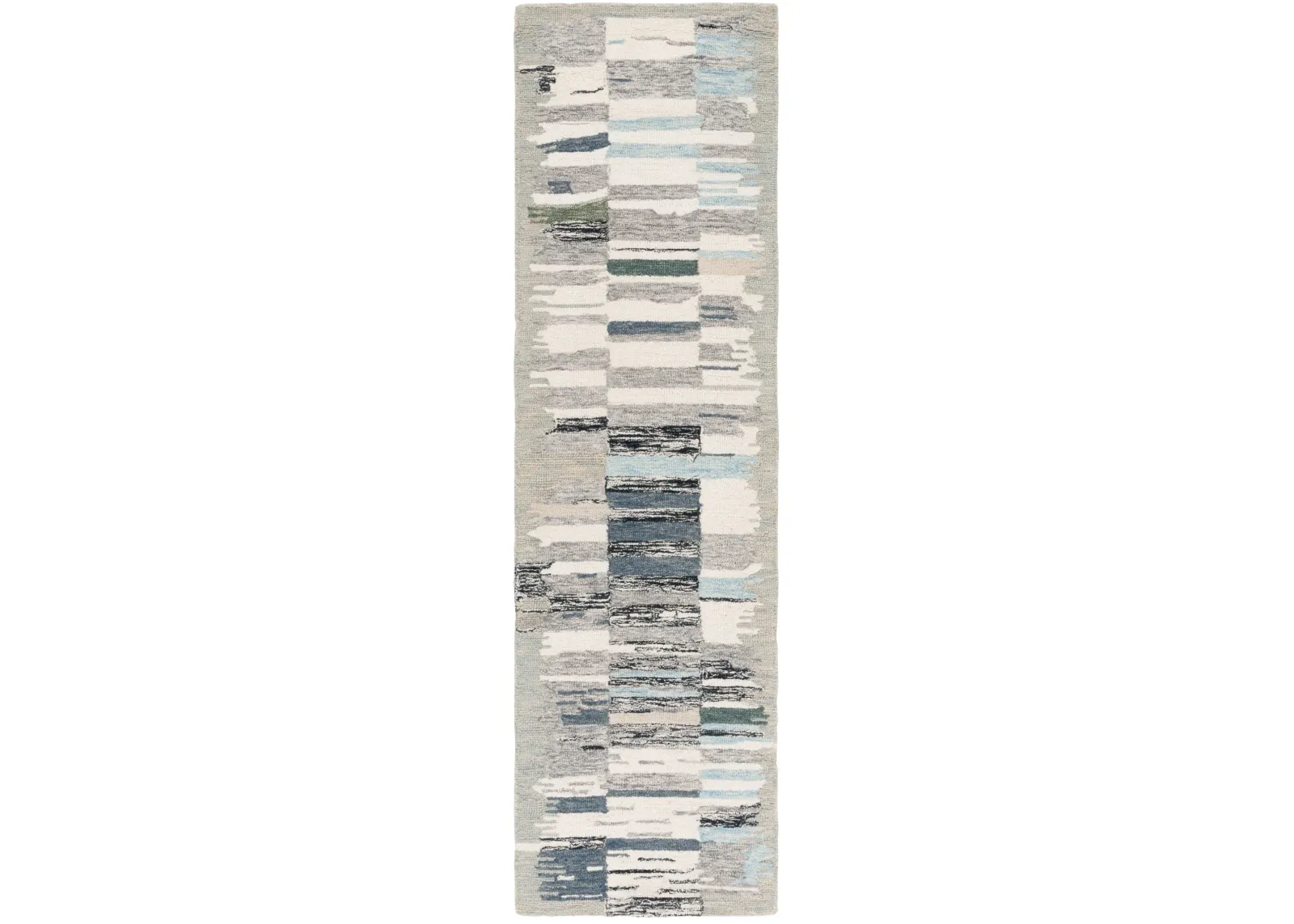 EBONY 701 IVORY  2'-3' x 8' Runner Rug