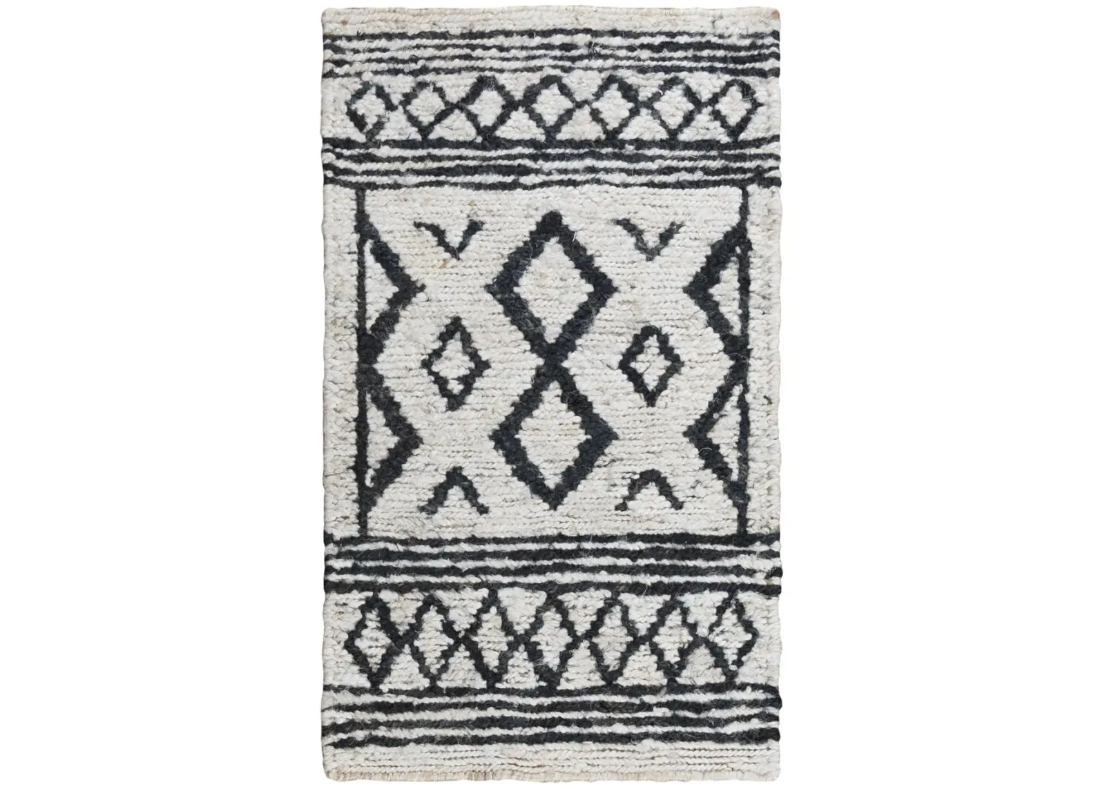 Bengal Beige/Black  Jute 10' x 14' Rectangle Rug