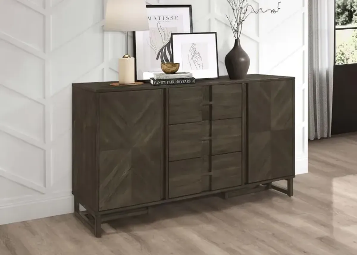 Kelly 3-Drawer Storage Dining Sideboard Server