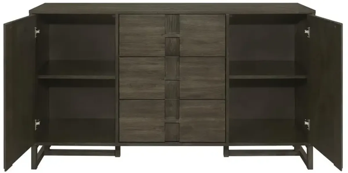 Kelly 3-Drawer Storage Dining Sideboard Server