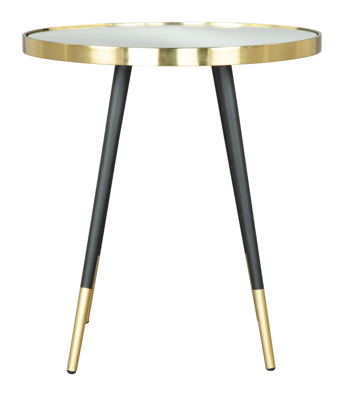 Particle Side Table Gold & Black