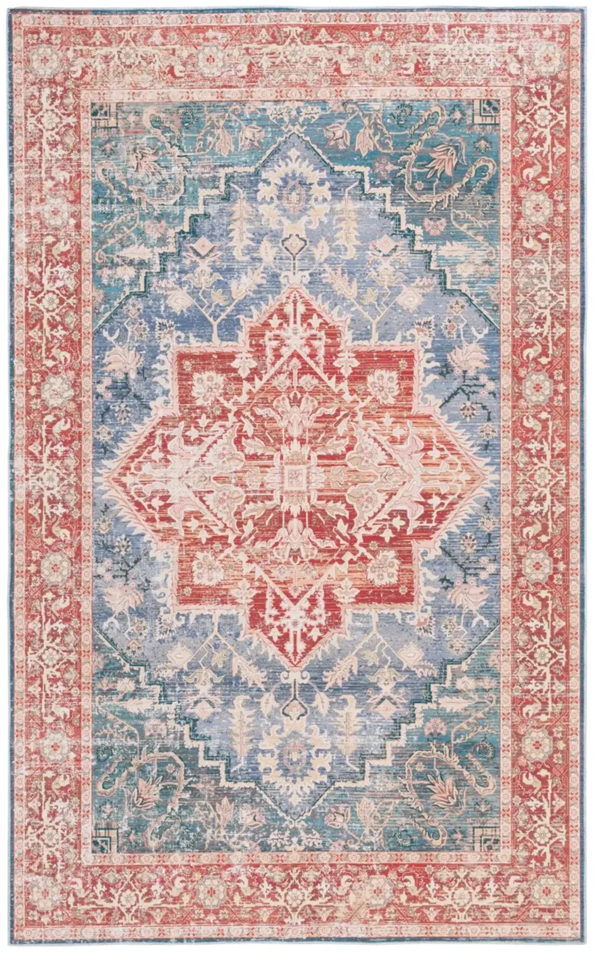 ARIZONA 137 BLUE GREEN  3' x 5' Small Rectangle Rug