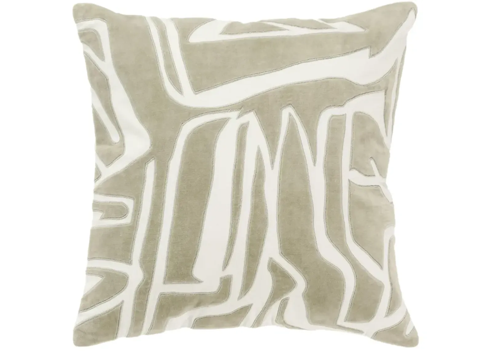 abstract ivory Pillow