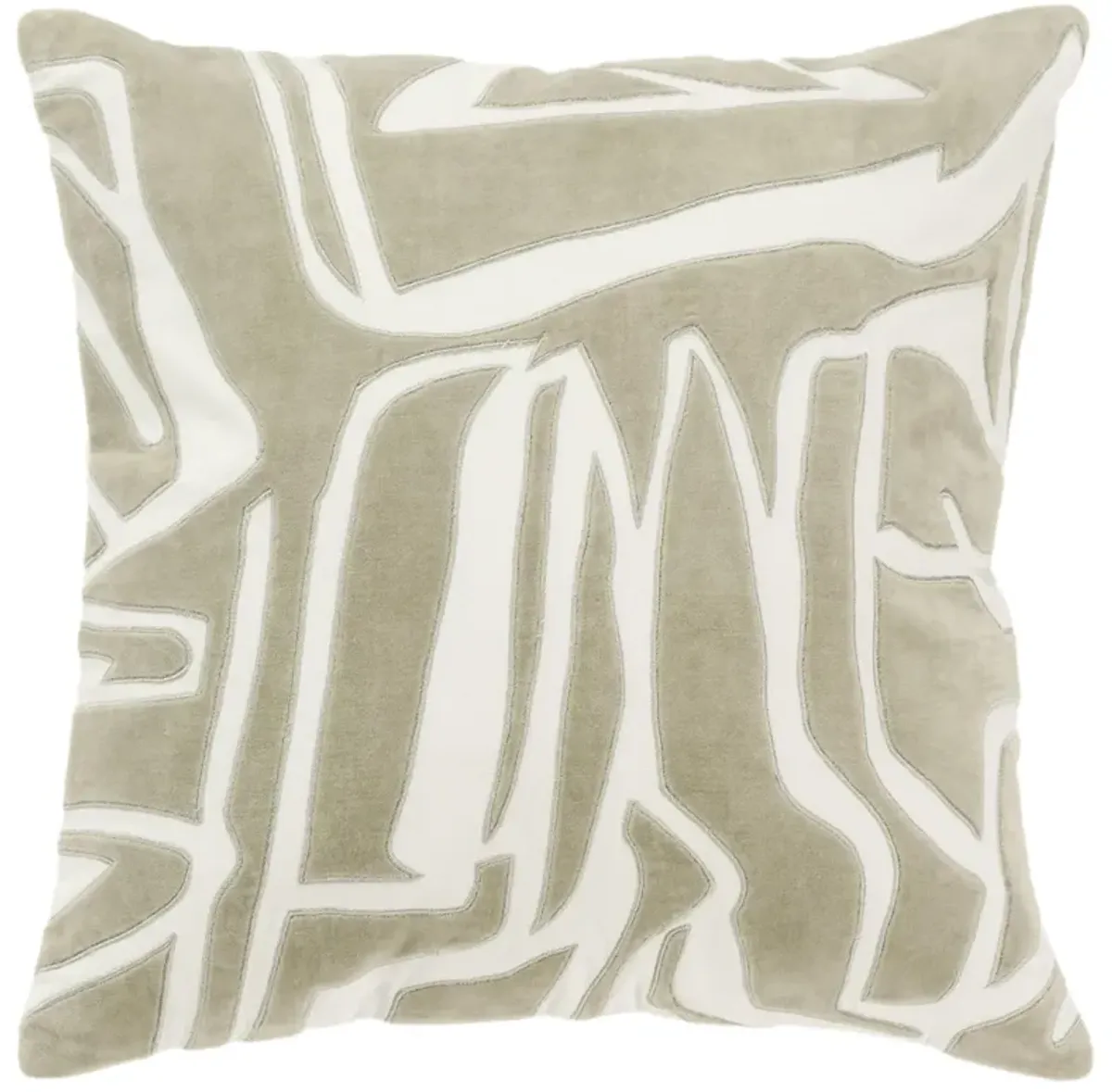 abstract ivory Pillow