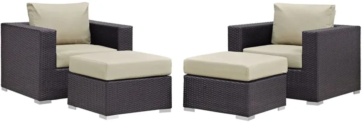 Convene 4-Piece Outdoor Armchair Set