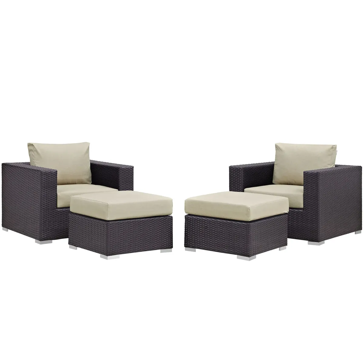 Convene 4-Piece Outdoor Armchair Set