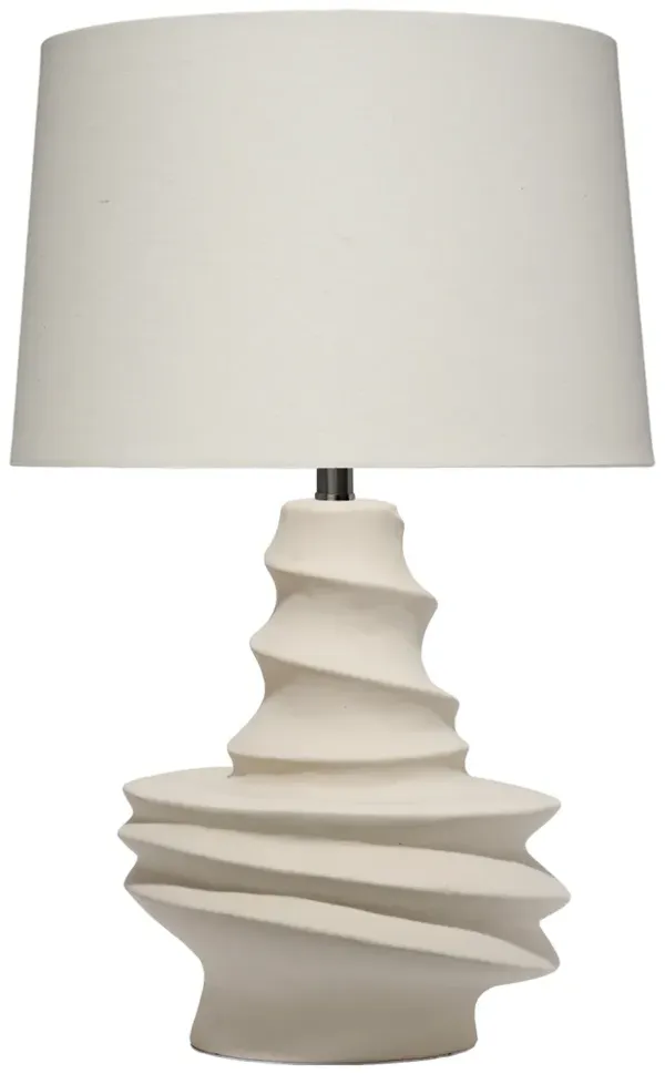 Dune Ceramic Table Lamp with Linen Shade