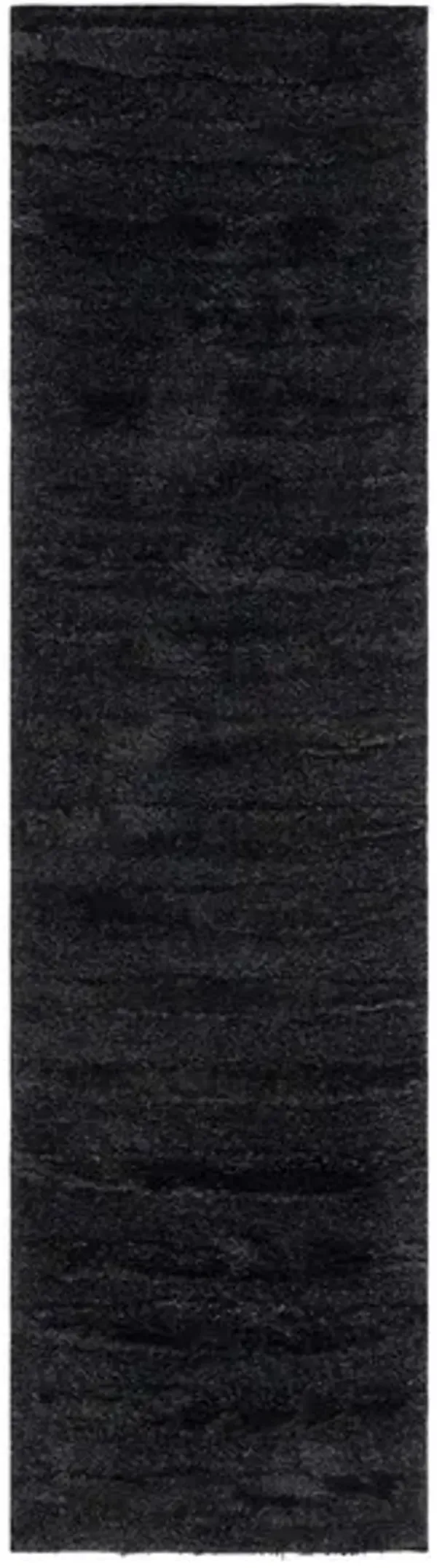 HI-LO SHAG 202 Grey  2'-2' X 8' Runner Rug