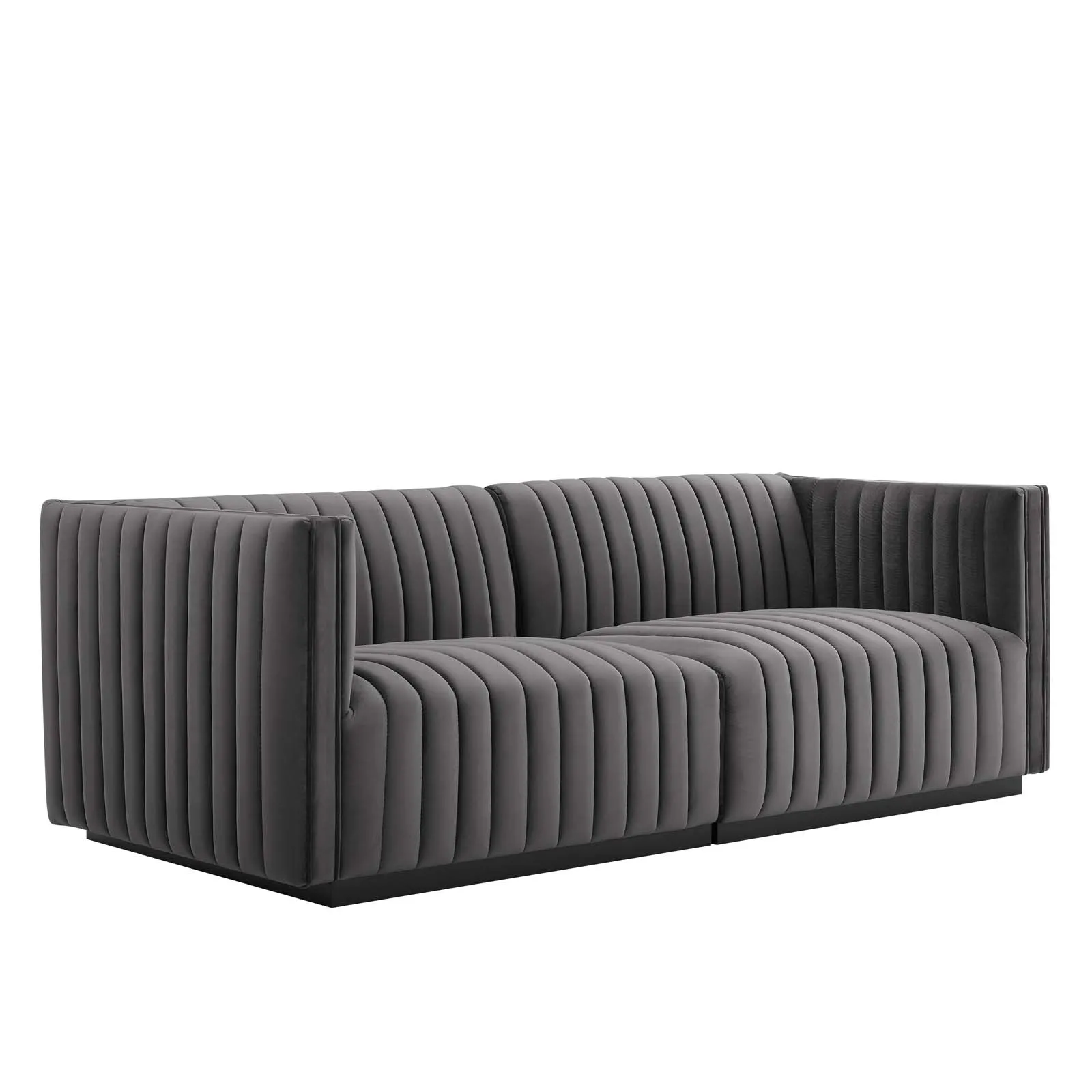 Conjure Channel Tufted Performance Loveseat