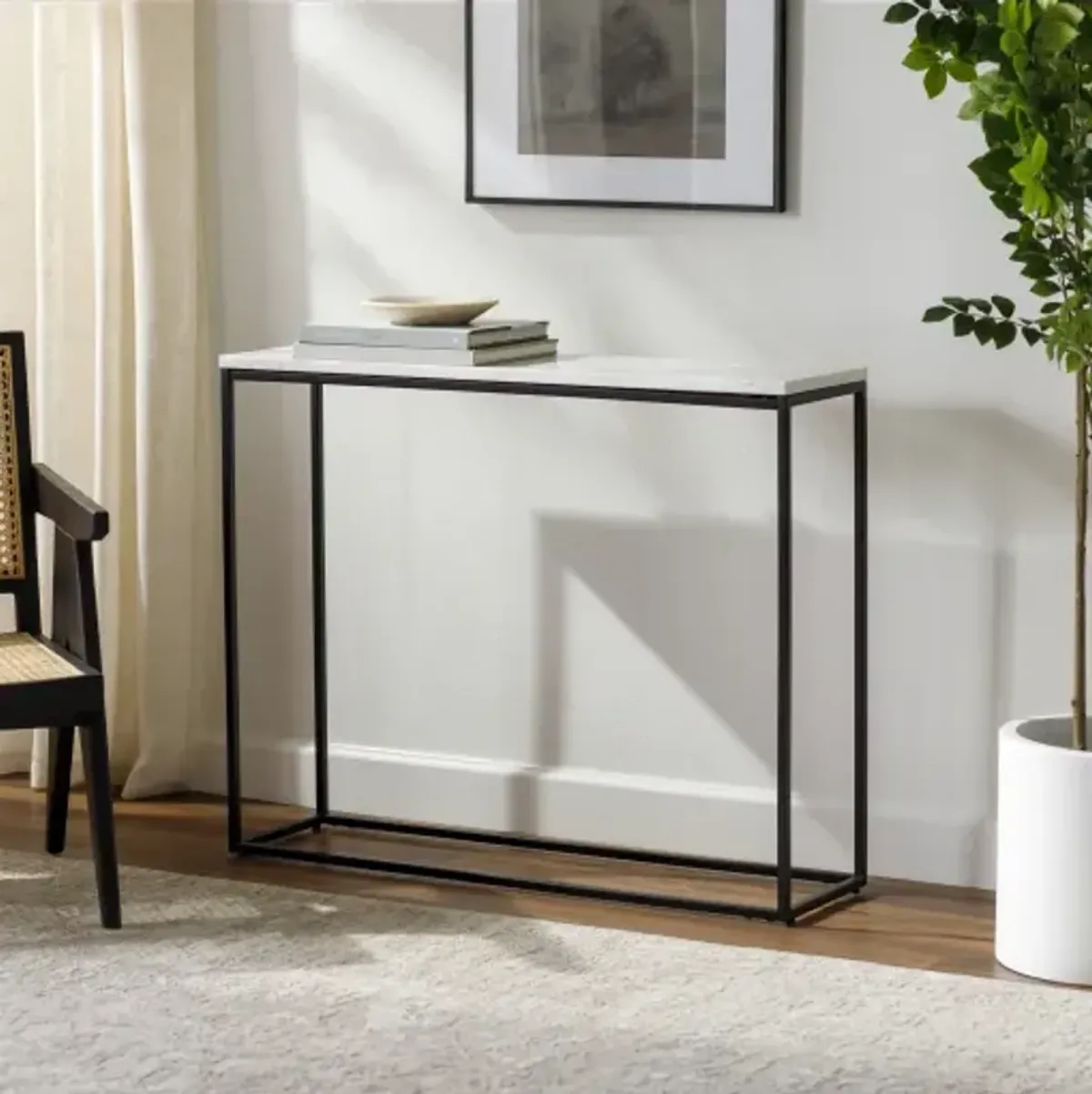 Aryaa YAA-007 29"H x 34"W x 10"D Console Table