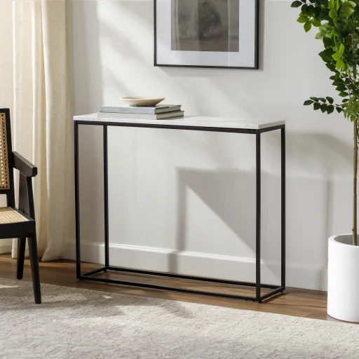 Aryaa YAA-007 29"H x 34"W x 10"D Console Table