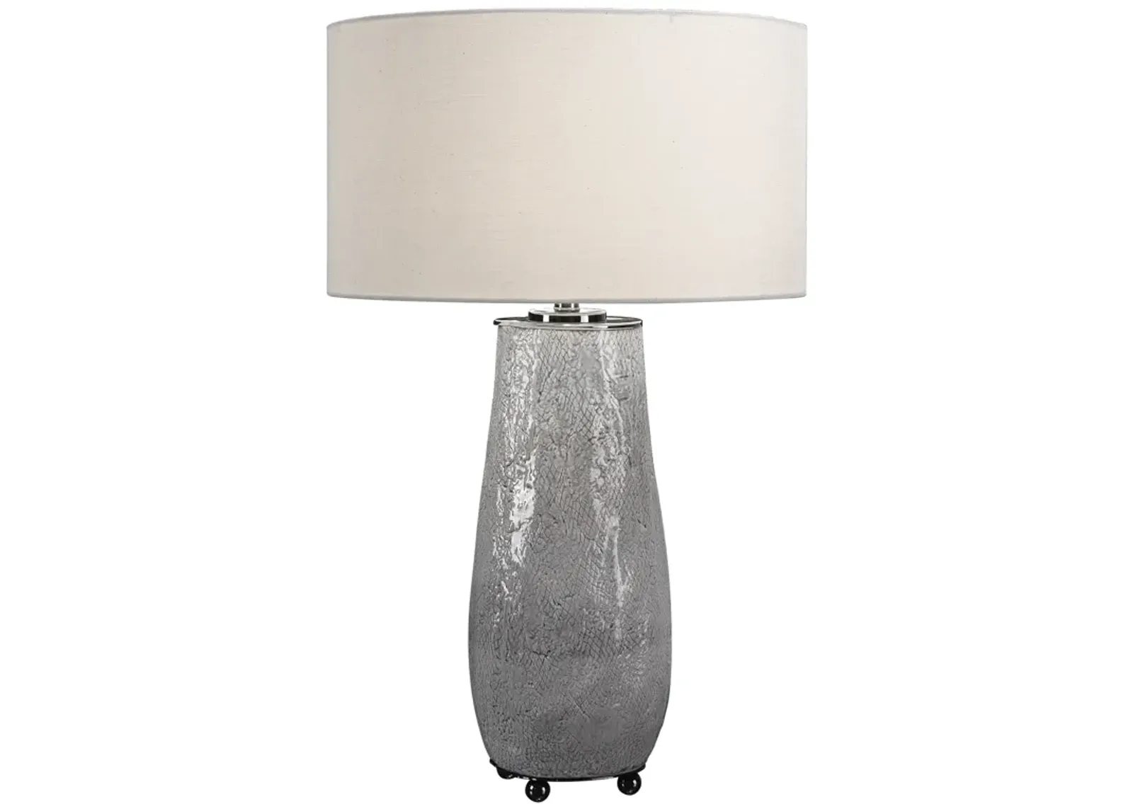 Balkana Aged Gray Table Lamp