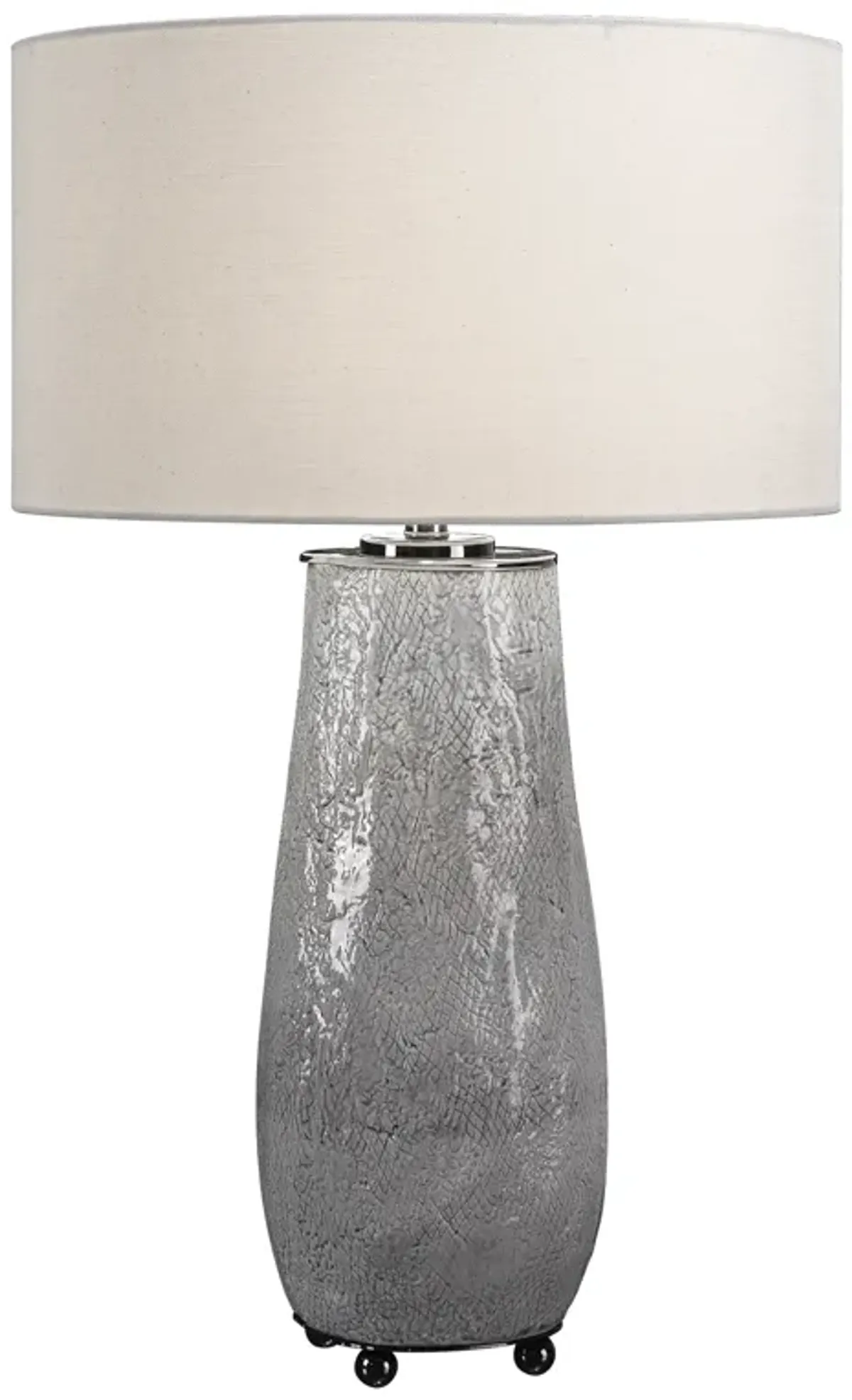 Balkana Aged Gray Table Lamp