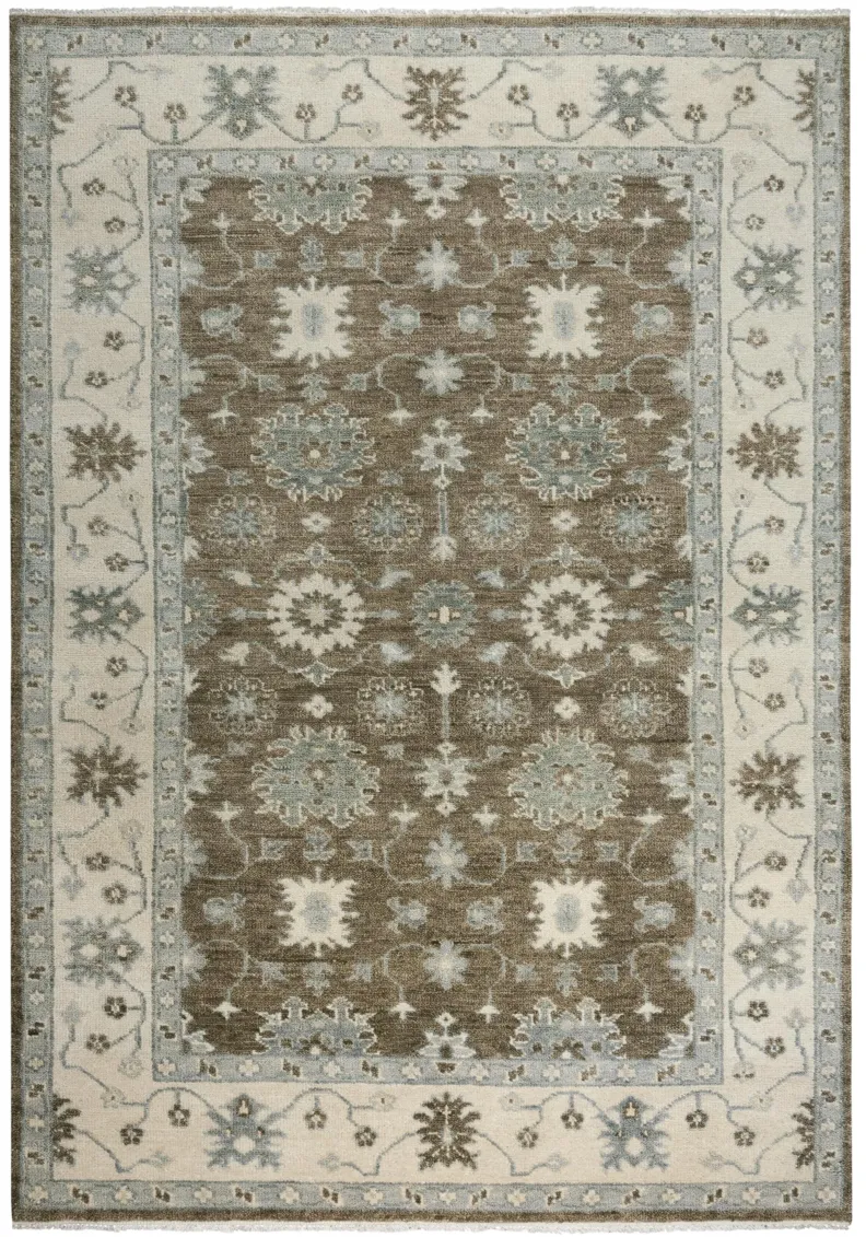 Belmont Brown  Hand Spun Wool 10' x 14' Rectangle Rug