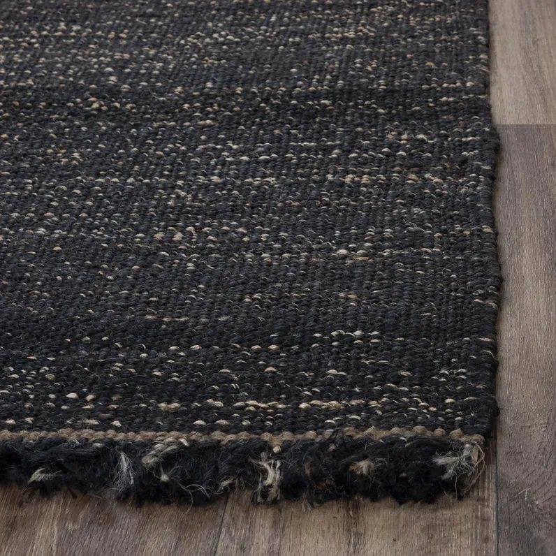 Bengal Black  Jute 10' x 14' Rectangle Rug