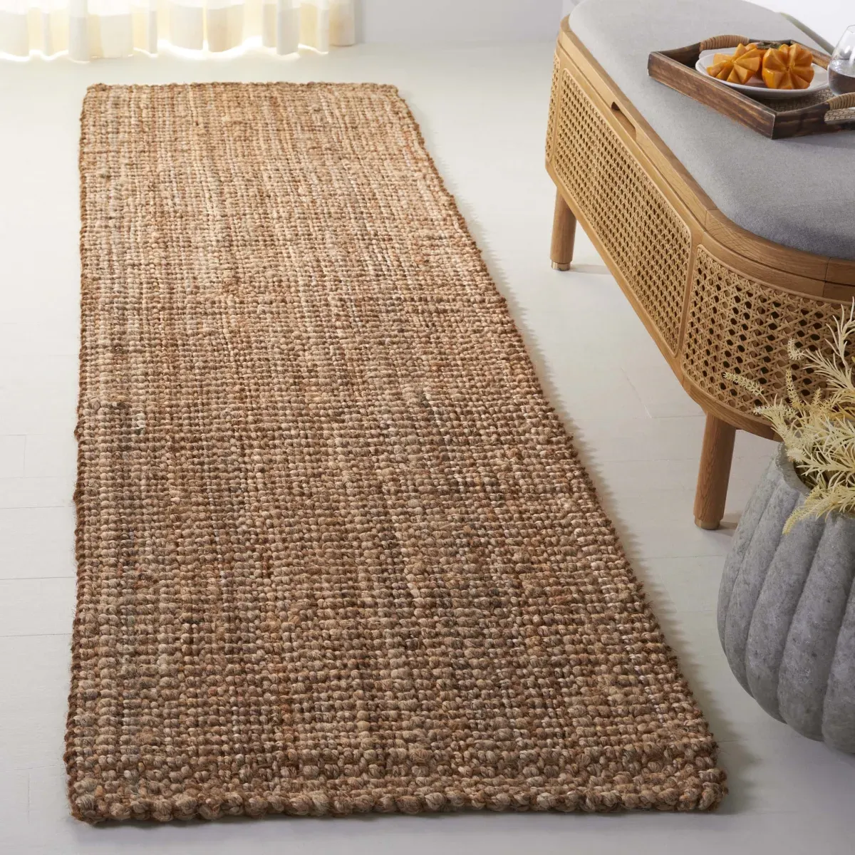 NATURAL FIBER 676 NATURAL 2'-3' x 13' Runner Rug