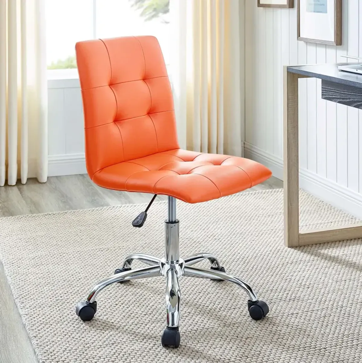 Prim Armless Mid Back Office Chair