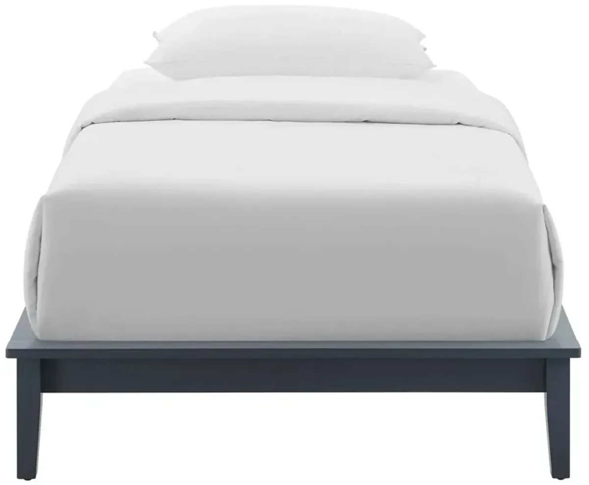 Lodge Twin Wood Platform Bed Frame