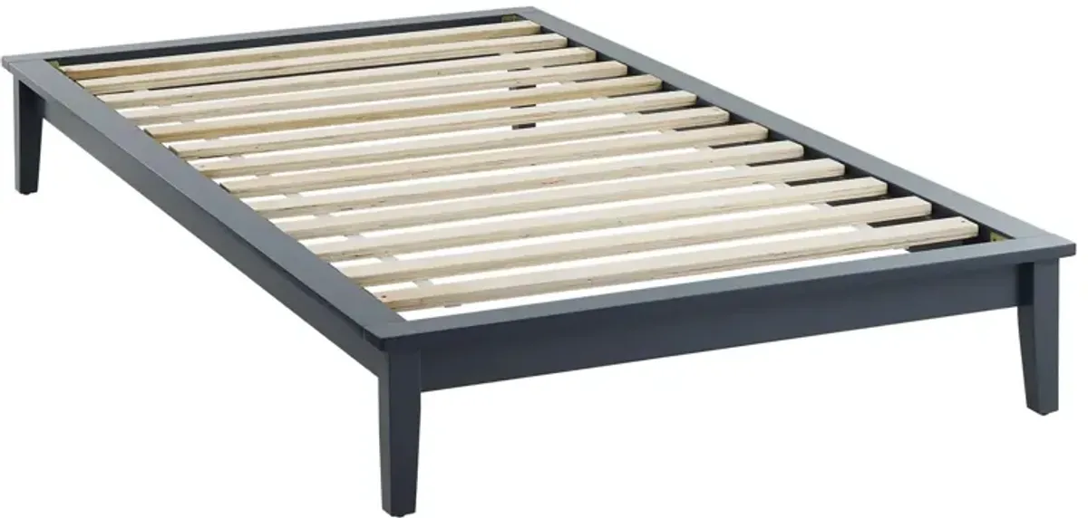 Lodge Twin Wood Platform Bed Frame