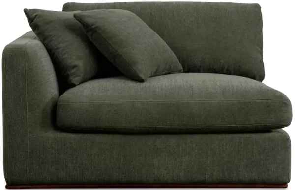 Rue Left Arm Facing Chair Deep Green