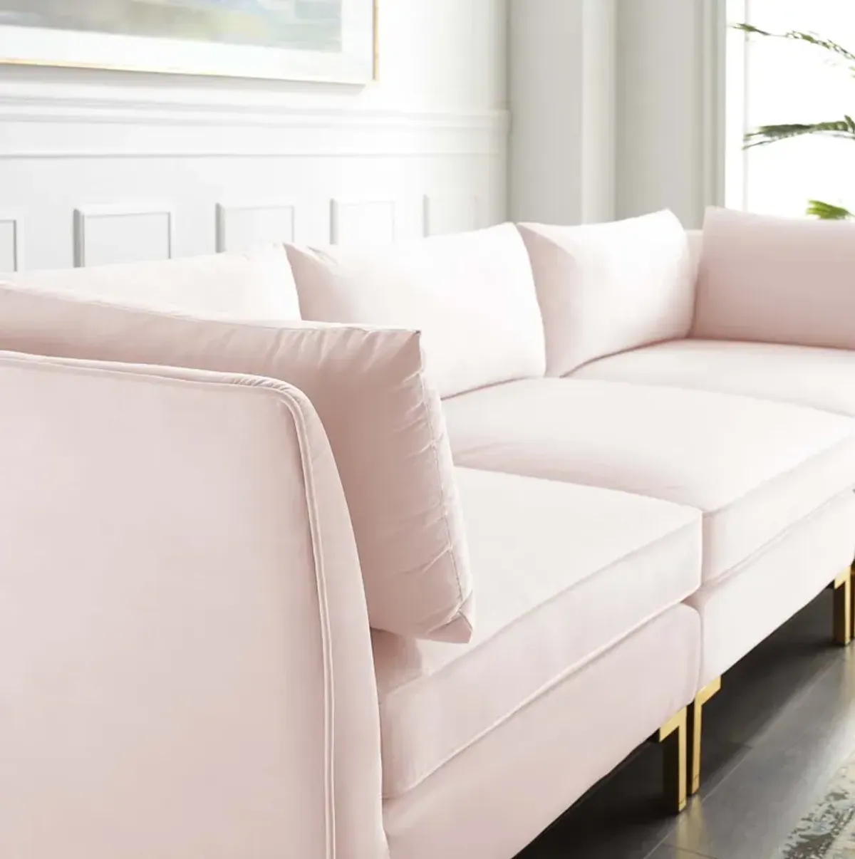 Ardent Performance Velvet Sofa