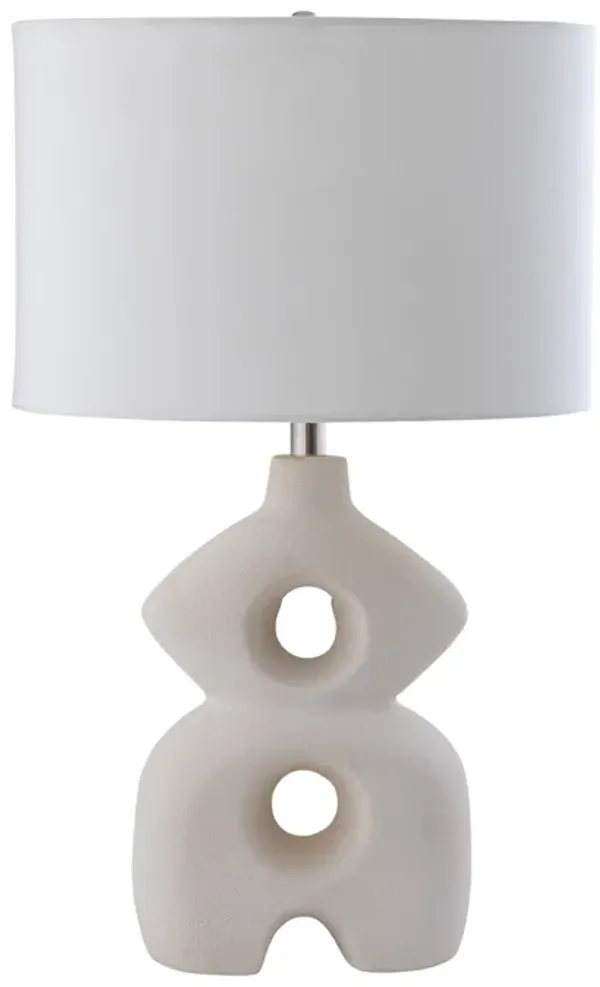 Neptune 26'' High 1-Light Table Lamp - Dry White - Includes LED Bulb