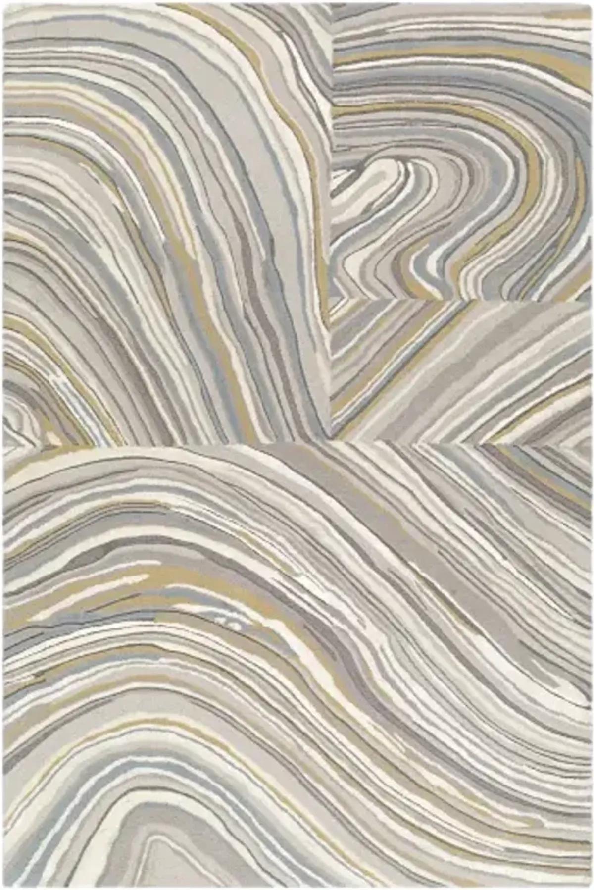 Dreamscape DSP-2309 2' x 3' Hand Made Rug