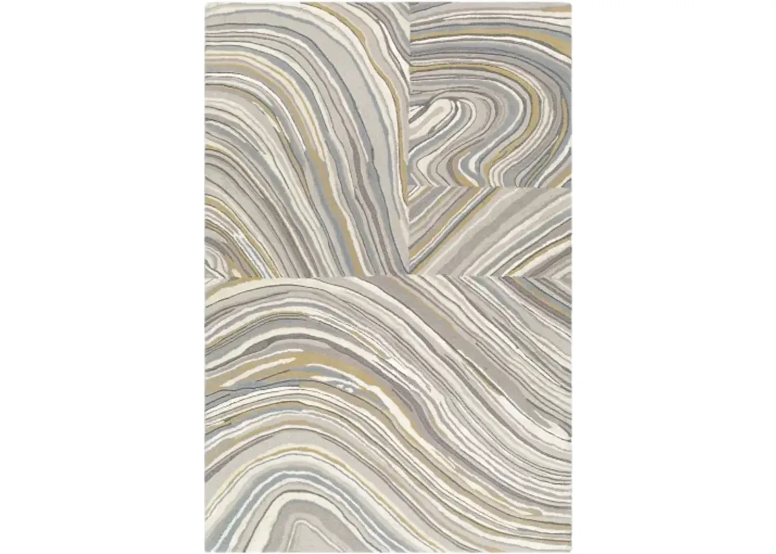 Dreamscape DSP-2309 2' x 3' Hand Made Rug