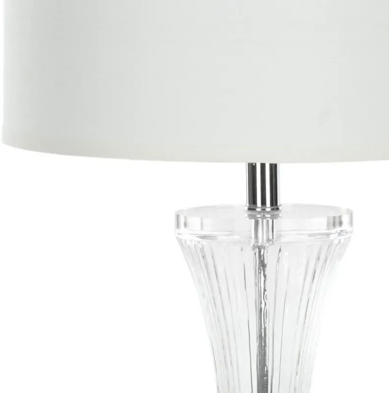 Zelda 25-Inch H Glass Table Lamp - Set of 2