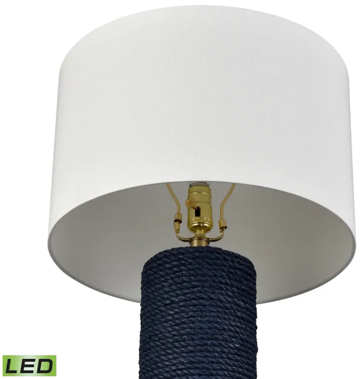 Sherman 27.5'' High 1-Light Table Lamp - Navy - Includes LED Bulb