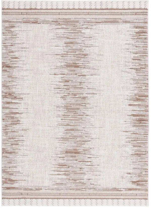 ALAMO 732 Brown 8' X 10' Large Rectangle Rug