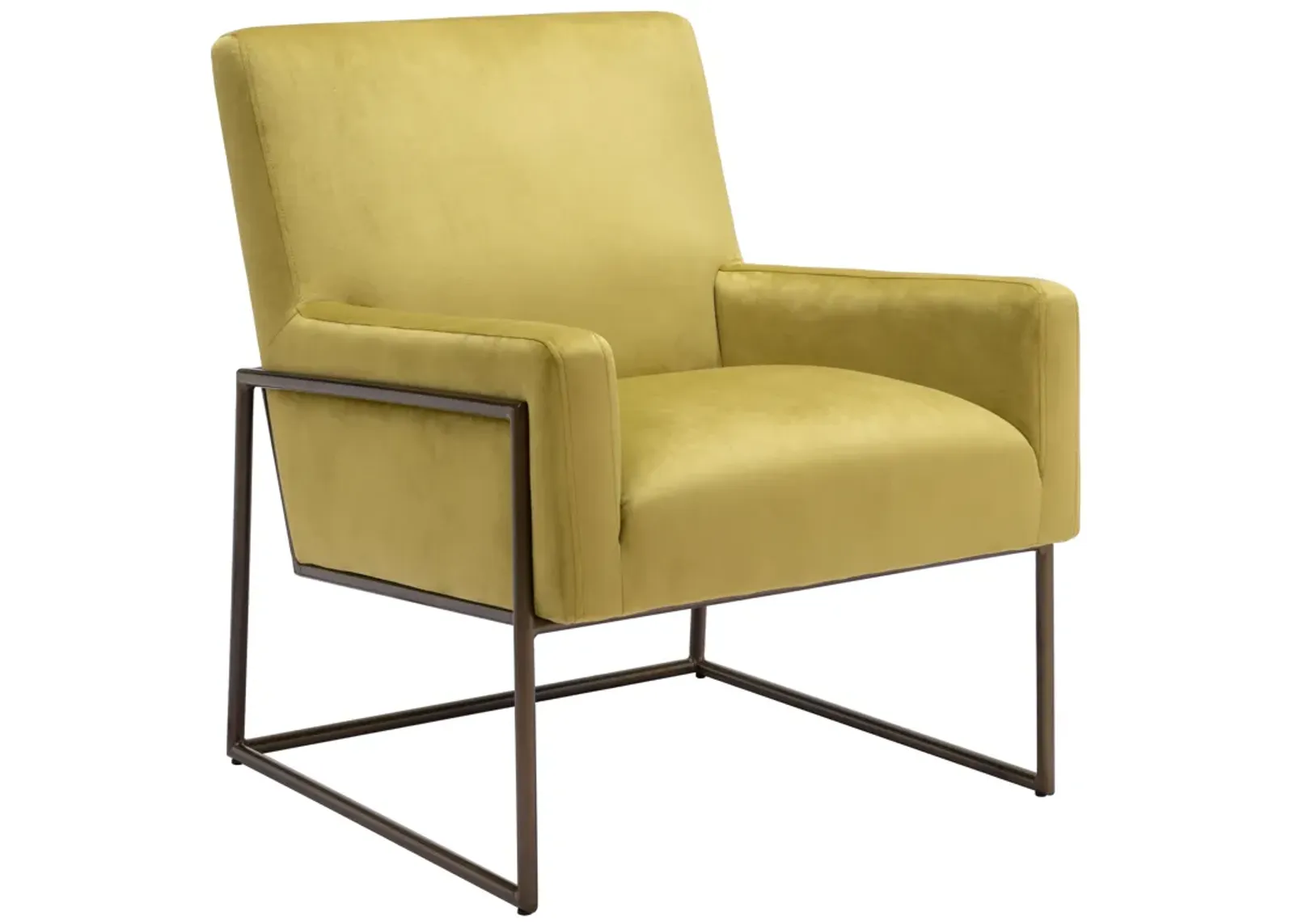 New York Accent Chair Olive Green