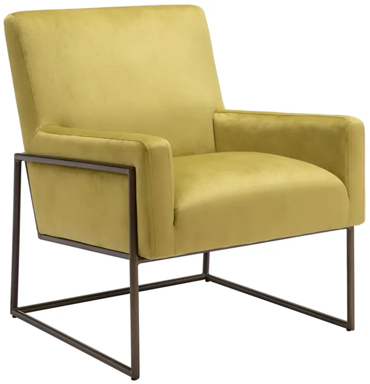 New York Accent Chair Olive Green