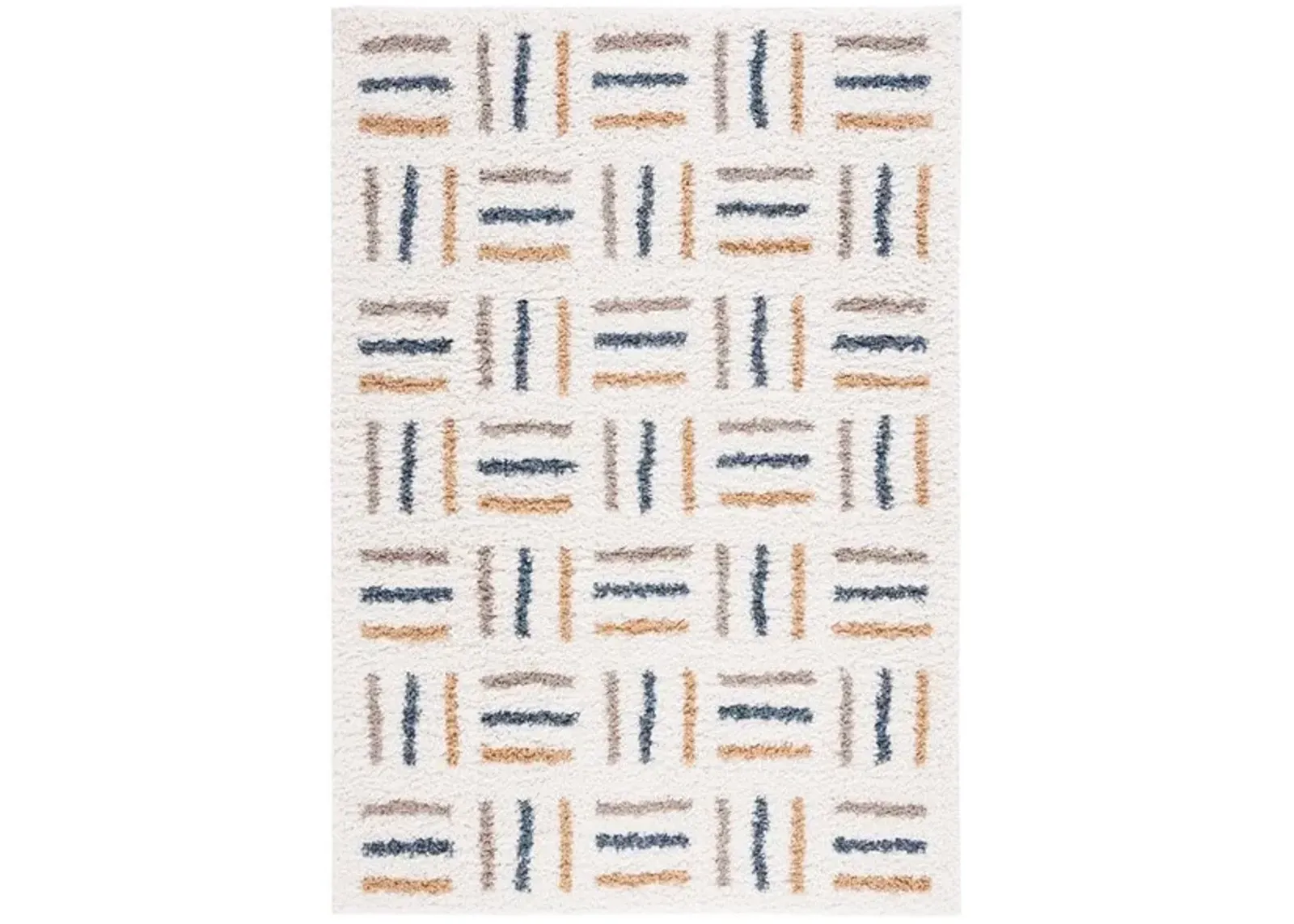 CALICO SHAG 112 Beige  5'-3' X 7'-6' Medium Rectangle Rug