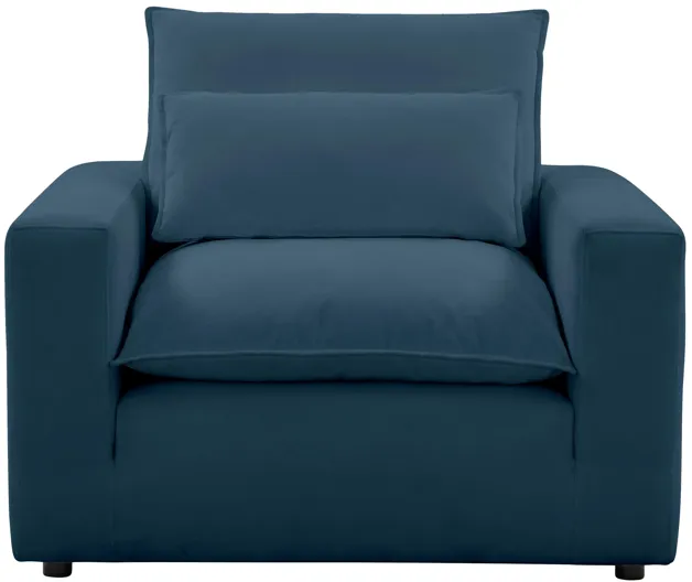 Cali Navy Arm Chair