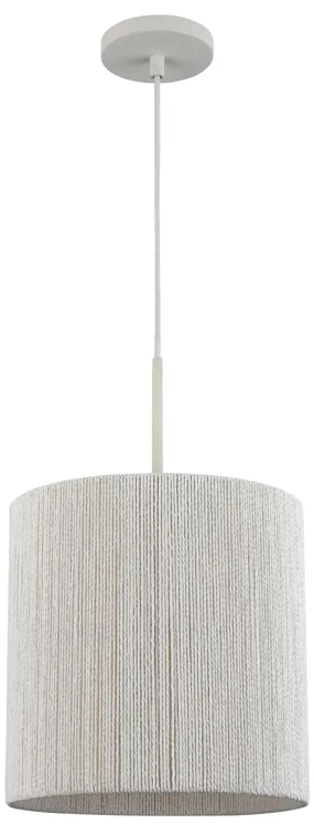 Sophie 12'' Wide 1-Light Pendant - White Coral