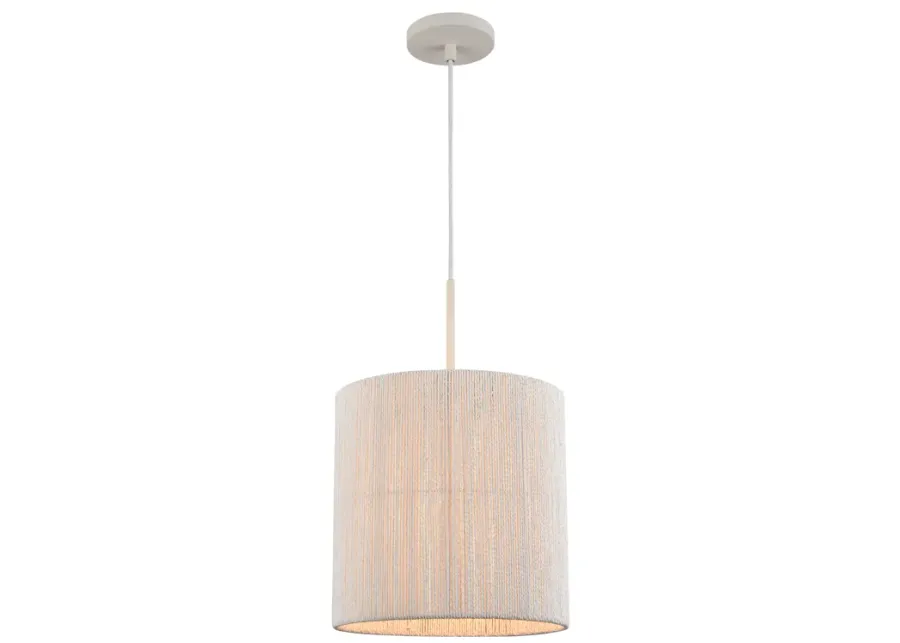 Sophie 12'' Wide 1-Light Pendant - White Coral