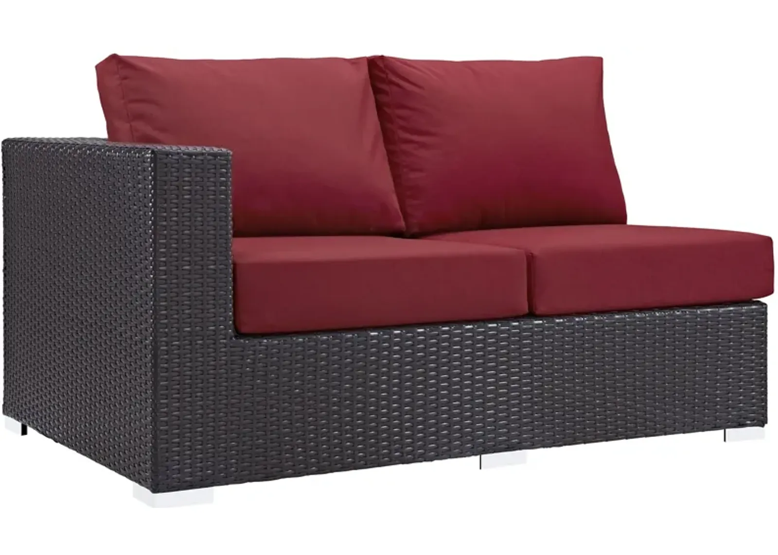 Convene Outdoor Patio Left Arm Loveseat