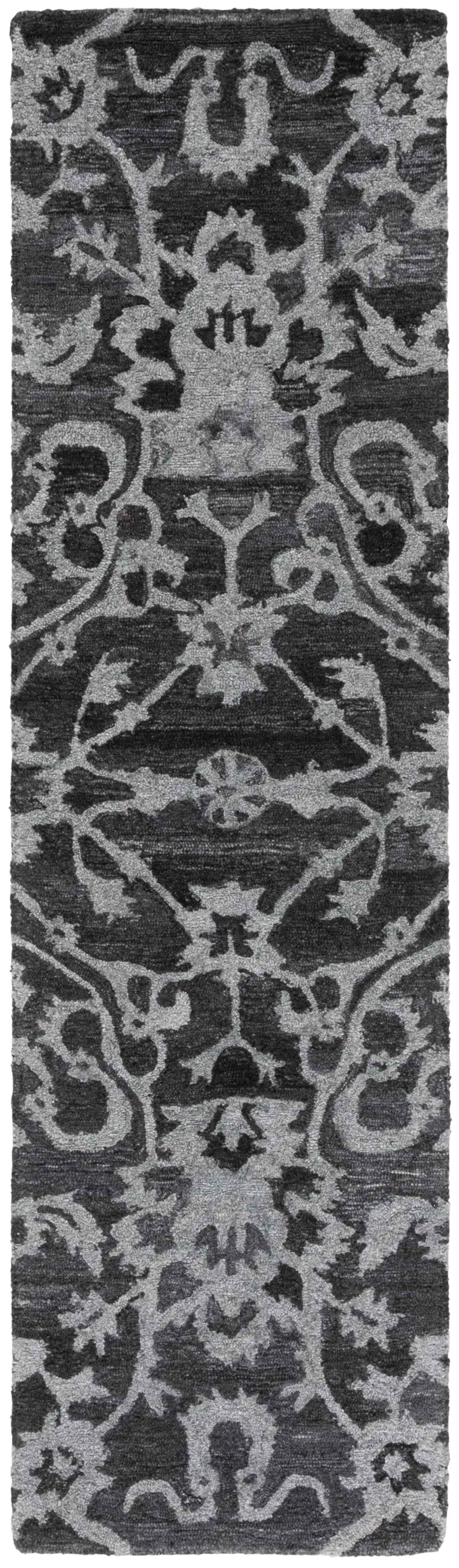 ANATOLIA 401 GREY 2'-3' x 8' Runner Rug