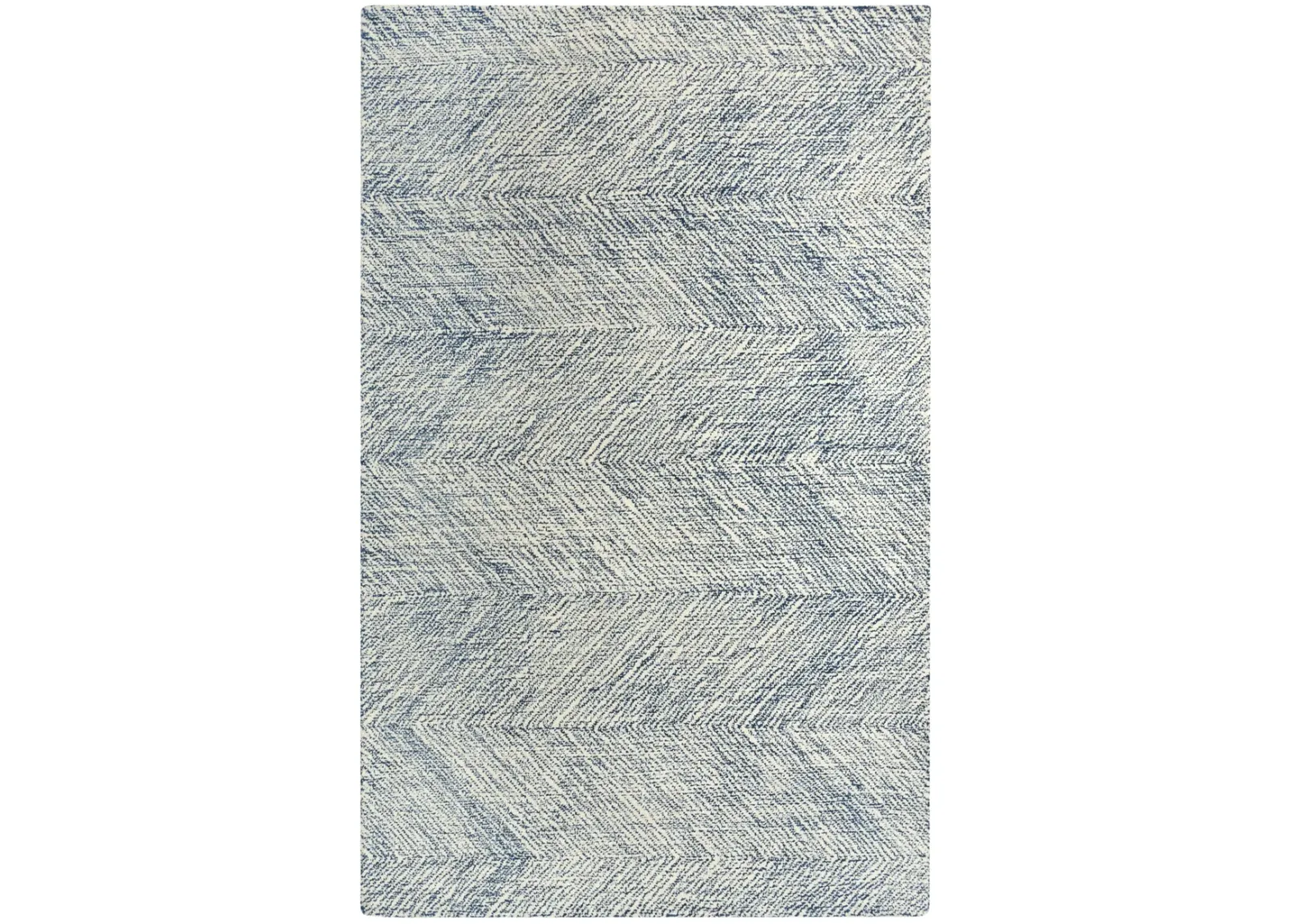 Etchings Navy Geometric  Wool 8'6" x 11'6" Rectangle Rug