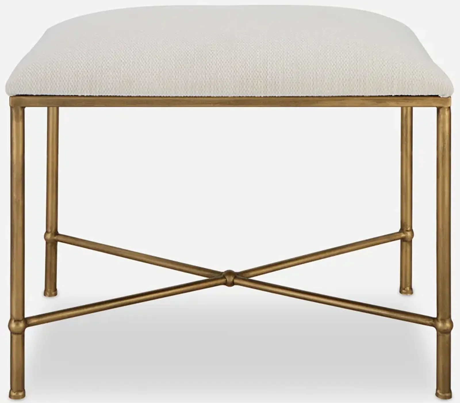 Avenham Small Gold Framed Bench